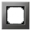 MTN403114 Рамка M-Elegance Серый родий 1-постовая Merten