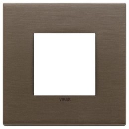 22642.12 Рамка Eikon EXE Темная бронза 2-модульная Vimar