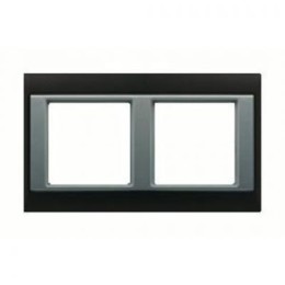 AP582GCRAL Рамка A Plus Хром / Алюминий 2-постовая Jung