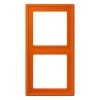 LC9824320S Рамка Les Couleurs Le Corbusier Orange vif 2-постовая Jung