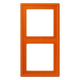 LC9824320S Рамка Les Couleurs Le Corbusier Orange vif 2-постовая Jung