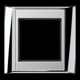 AP581GCRAL Рамка A Plus Хром / Алюминий 1-постовая Jung