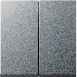 029526 Клавиша двойная Алюминий Gira