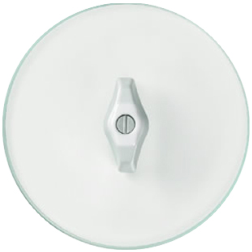 1090 Накладка для поворотных выключателей/кнопок Glasserie Прозрачный 1-постовая Berker