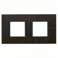 MGU68.004.7P2 Рамка Unica Class Темная кожа 2-постовая Schneider Electric MGU68.004.7P2 Рамка Unica Class Темная кожа 2-постовая Schneider Electric