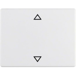 14050369 Перекидной выключатель с оттиском Стрелки цвет: полярная белизна, с блеском Arsys Berker