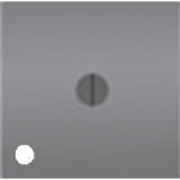 FD03111-CB Стандартный поворотный выключатель с лампой подсветки, хром FEDE