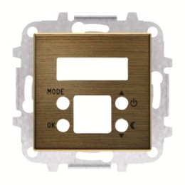 8540.9 OE Накладка для терморегулятора ABB SKY античная латунь 2CLA854090A1201