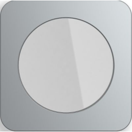 10112174 Рамка R.1 Полярная белизна, алюминий 1-постовая Berker