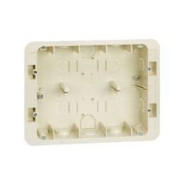 27856-61 Коробка для внутреннего монтажа 2-рядной рамки с суппортами, 236х171х50,5мм