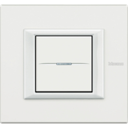 HA4802HD Рамка Axolute Квадрат Белый 2-модульная Bticino