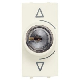 N2153.1 BL Механизм переключателя с ключом на 3 положения, 1-модульный, серия Zenit, цвет альпийский белый, ABB