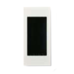 N2671 BL Цоколь для установки в мебель/перегородки на 1 модуль, серия Zenit, цвет альпийский белый, ABB