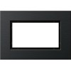 1001126 Рамка Esprit Черный алюминий 1,5-постовая Gira