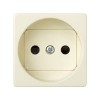 27431-62 Розетка двухполюсная без заземления, с защитными шторками, широкий модуль, Simon 27, слоновая кость