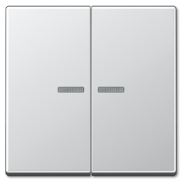 A595KO5AL А 500 Алюминий Клавиша 2-я с подсветкой Jung A серия