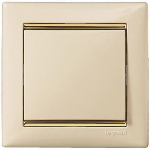 774151 Рамка Valena Слоновая кость / Золото 1-постовая Legrand