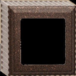 FD01501RC Рамка для накладного монтажа Roma Медь 1-постовая Fede