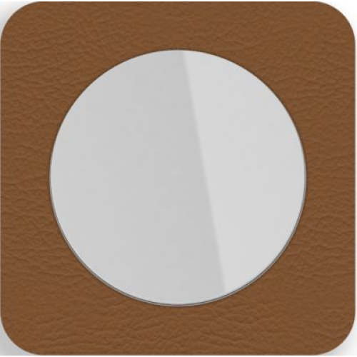 10112369 Рамка R.1 Кожа, белый 1-постовая Berker