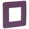 NU280215 Рамка Unica Studio Color Лиловый / Бежевый 1-постовая Schneider Electric