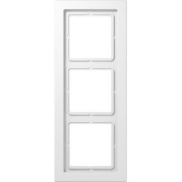 LSD983BFWW Рамка LS Design Белый 3-постовая Jung