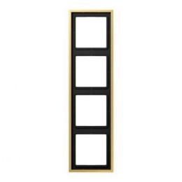 ME2984C Рамка LS 990 Латунь Classic 4-постовая Jung