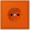 LC1520KI4320S Les Couleurs® Le Corbusier SCHUKO®-розетка со встроенной повышенной защитой от прикосновения orange vif Jung