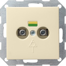 040501 Коробка выравнивания потенциалов со штепсельным штифтом DIN 42801, двойная Кремовый Gira