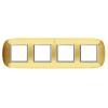 HB4802/4OR Рамка Axolute Овал Золото 2+2+2+2 модуля Bticino