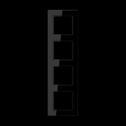 A5584BFSW Рамка A550 Черный 4-постовая Jung