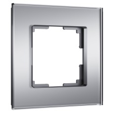 Рамка на 1 пост Senso (серебряный, стекло soft-touch) Werkel W0013106 a064568 Рамка на 1 пост Senso (серебряный, стекло soft-touch) Werkel W0013106 a064568