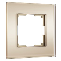 Рамка на 1 пост Senso (шампань, стекло soft-touch) Werkel W0013111 a064576