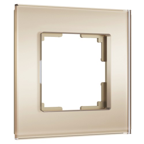 Рамка на 1 пост Senso (шампань, стекло soft-touch) Werkel W0013111 a064576