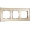 Рамка на 3 поста Senso (шампань, стекло soft-touch) Werkel W0033111 a064578